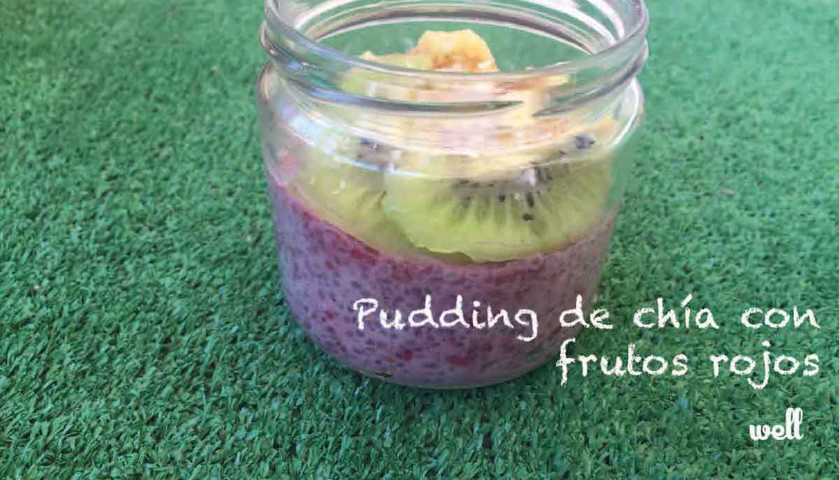 Pudding de chía con frutos rojos